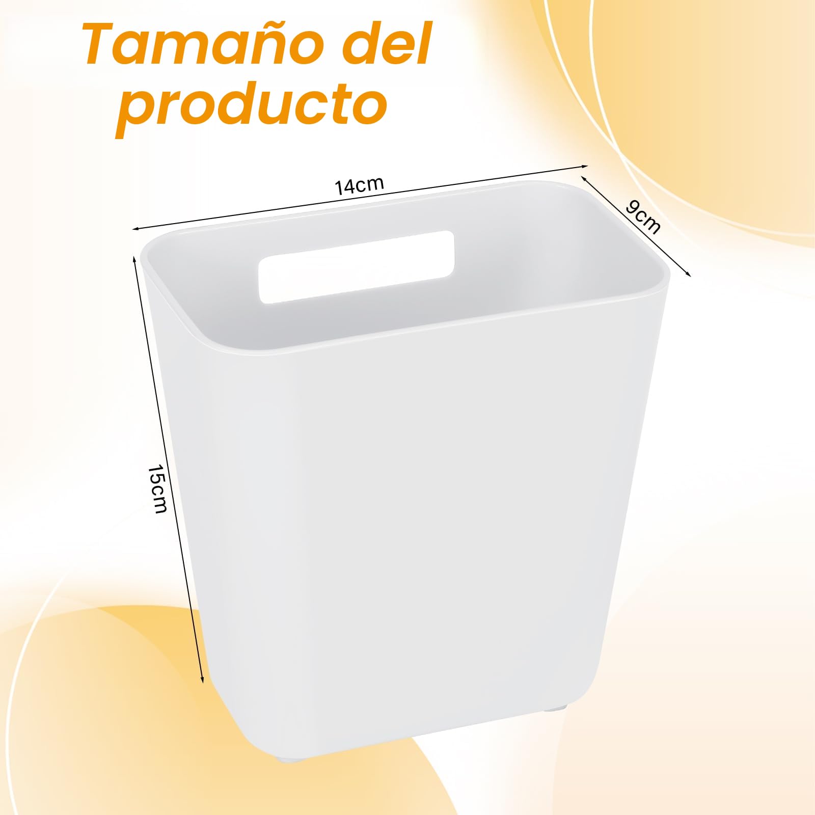 Zikenis 4 Piezas cajas de almacenamiento autoadhesivas para montar en la pared,organizador de artículos pequeños, Caja De Almacenamiento De Puerta De Cocina,para gabinete,baño, refrigerador