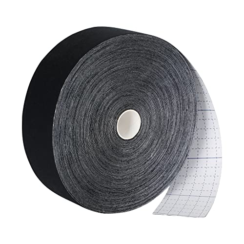 Kinesiology Tape Waterproof Sport Tape Athletic For Support & Protect Muscle Avoid Injury, 2 In. X 115 Ft Black Kinesiotape Uncut Roll #TOP3