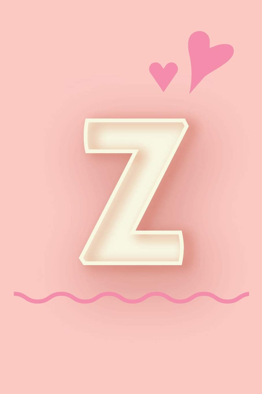 Z: Cute Letter Z initial Alphabet Monograme Notebook, Sweet Letter
