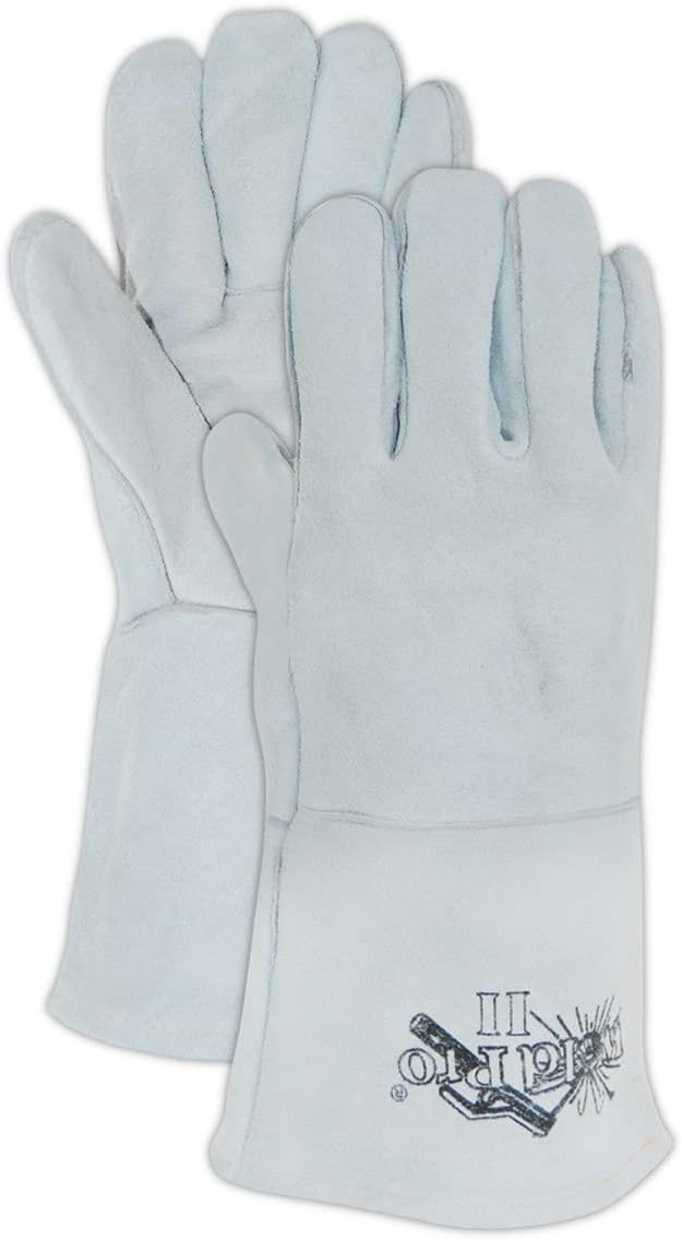 MAGID T5555KEV WeldPro Shoulder Split Cow Leather Welding Gloves 12 Pack