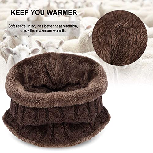 Image of RECLUSE Wool Beanie Cap & Muffler Set, Cap Hat and Neck Warmer Scarf, Unisex Design.Soft Woolen Muffler & Cap for Men & Women(multicolor)