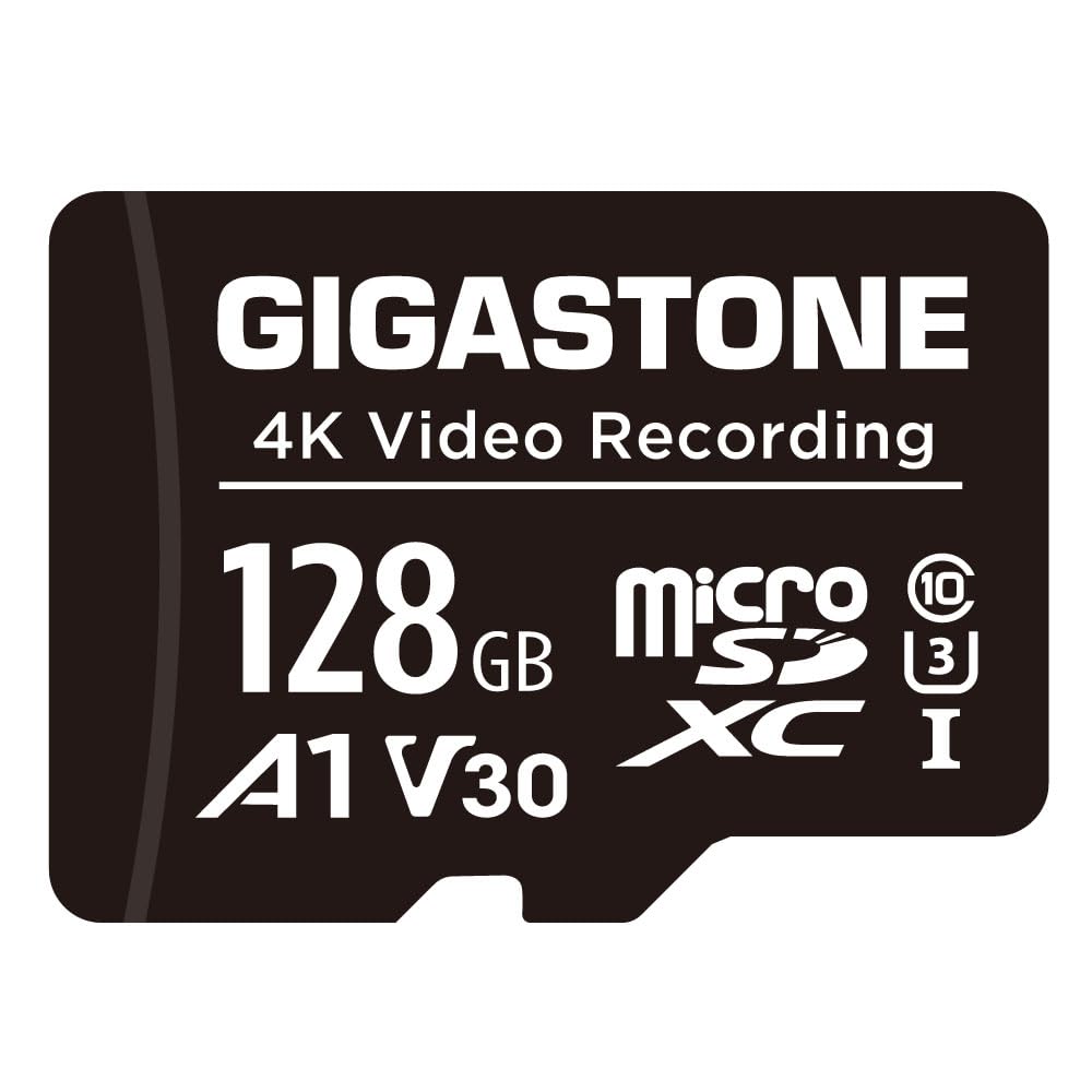 GIGASTONE 128GB Micro SD Card A1 V30 1-Pack, 4K Video Pro, Security Camera, Dash Cam, Drone, 100MB/s MicroSDXC Memory Card UHS-I Class 10, with Adapter-image-47