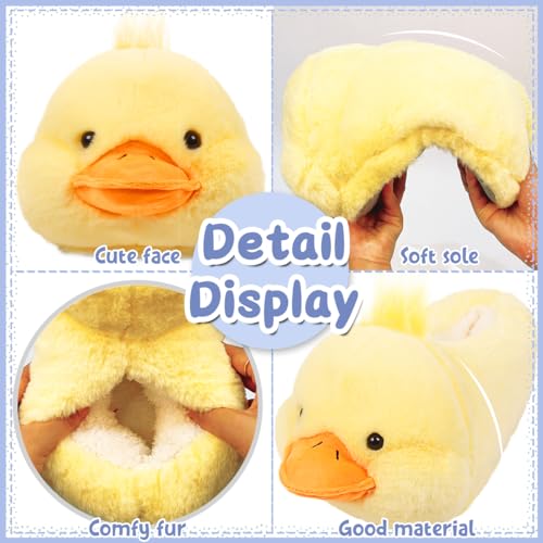 Caramella Bubble Women Duck Animal Slippers: Cute Novelty Warm House Shoes for Adults3