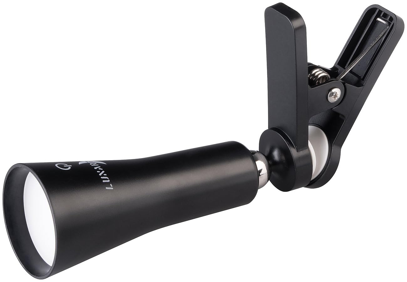 Lunartec Multi-Akku-Lampe: 4er-Set 4in1-Akku-Tisch-, Wand-, Klemm- & Taschenlampe, 3 Modi,schwarz (Stand-Lampe, Bilderlampe)