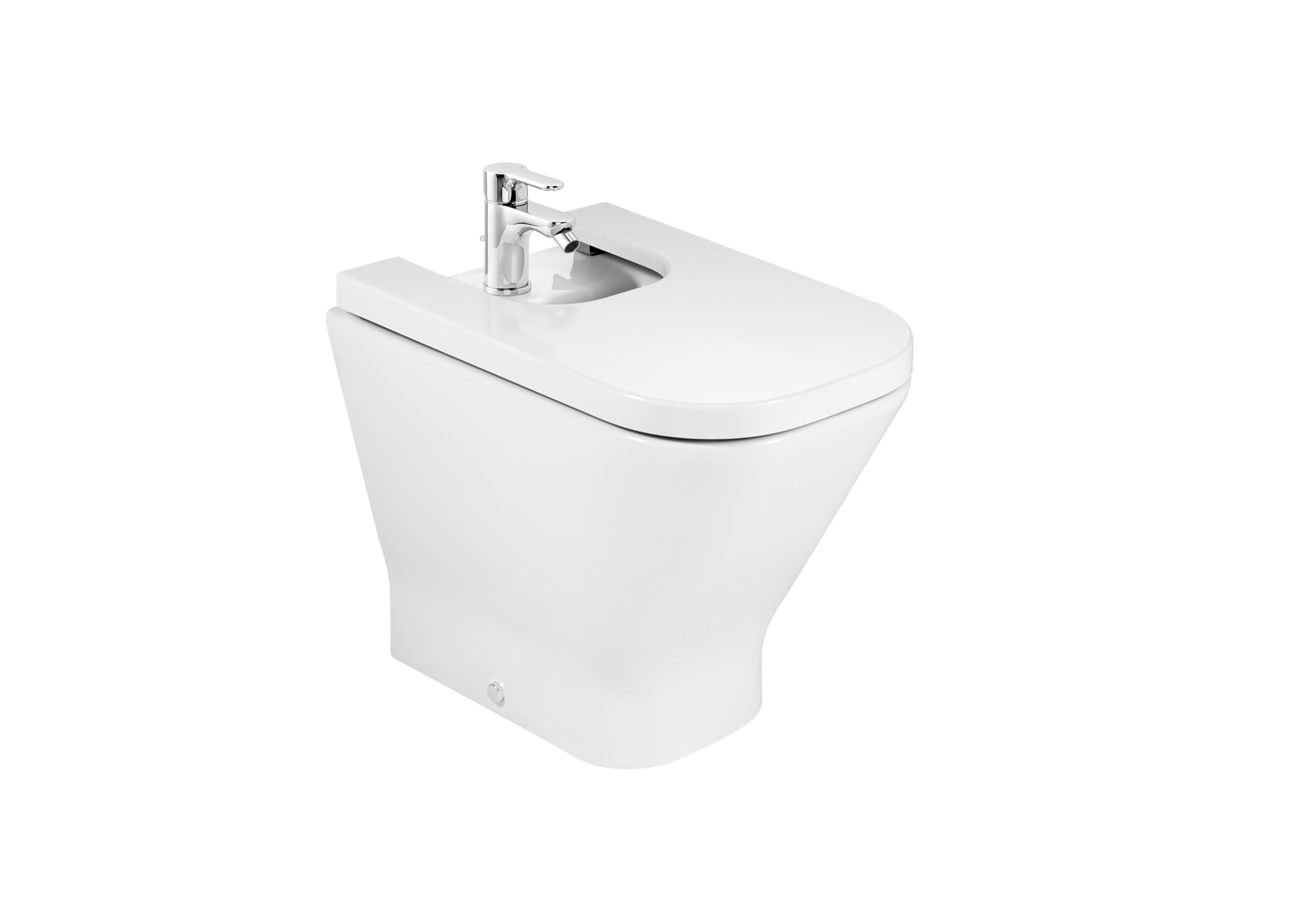 Roca A80673000B Tapa Bide The Gap Square Color Blanco