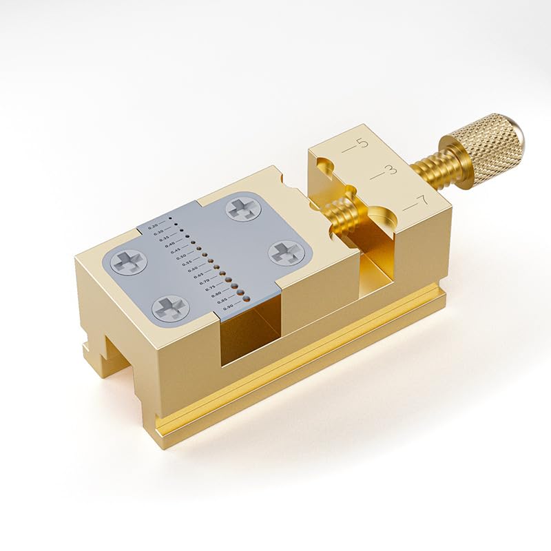 Lagnlnaoy Hand tool Mini vise Micro Clamping vise, Brass Material Watch Micro and Micro Parts Clamping, Mechanical Model
