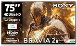 Sony 189 cm (75 inches) BRAVIA 2M2 Series 4K Ultra HD Smart LED Google TV K-75S25BM2 Amazon Deal