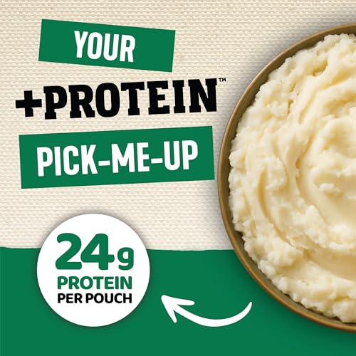 Image of Idahoan Roasted Garlic +Protein Mashed Potatoes | 4.6oz - Pack of 10