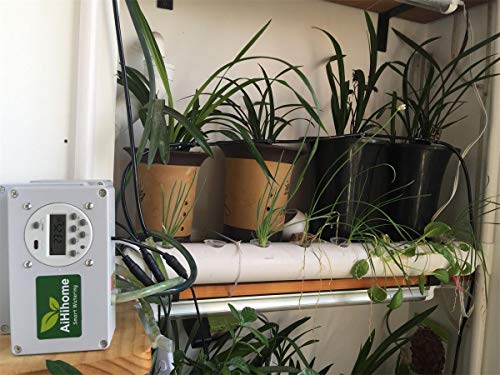 AiHihome Automatic Watering System Indoor Plant Auto Watering - by Digital Timer Irrigation Controller Watering for Garden Flower Plant - Thumbnail 6