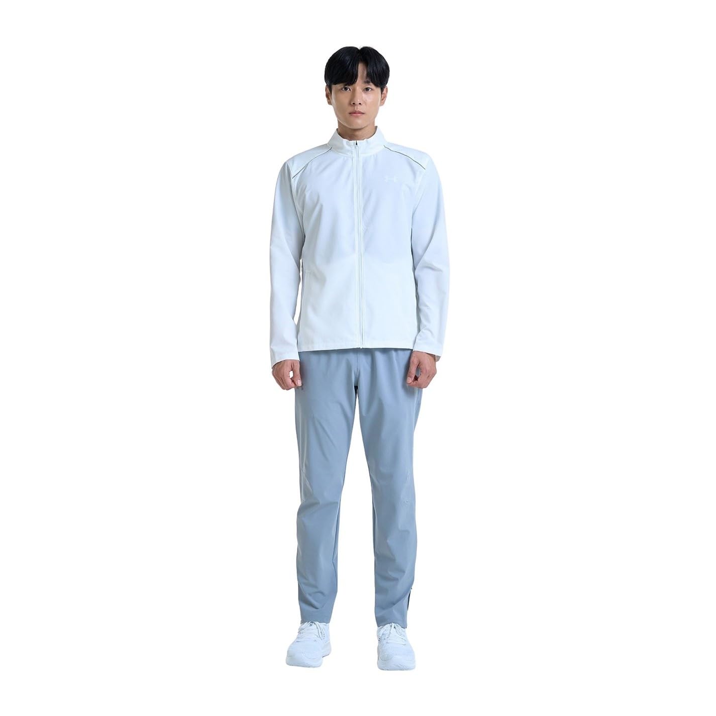 Under Armour Men Storm Run Jacket Vêtements De Course Running Jacket White 100/Steel 035 - White