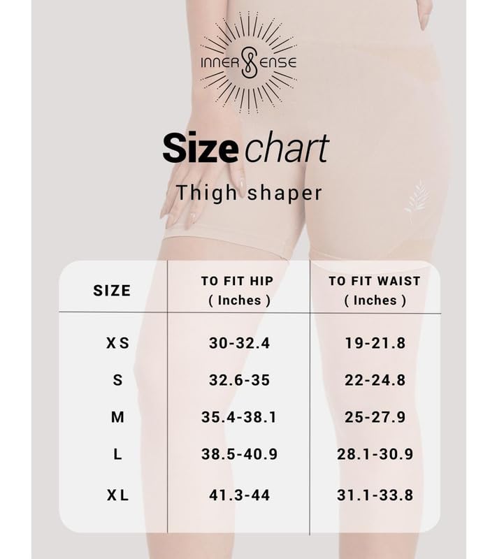 Image of Inner Sense Bamboo 4 in 1 Shapewear for Women Tummy and Thigh I High Waist Tummy Tucker for All Day Wear I Pull On Thigh Shapewear for Women Invisible Under Clothing