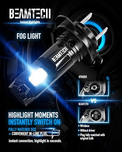 Image of BEAMTECH Fog | H7 Light Bulb, Fanless, Silent, No Adapter Need, 1:1 Size