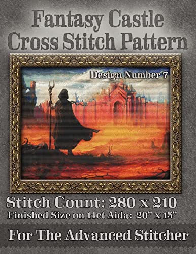 Fantasy Castle Cross Stitch Pattern: Design Number 7