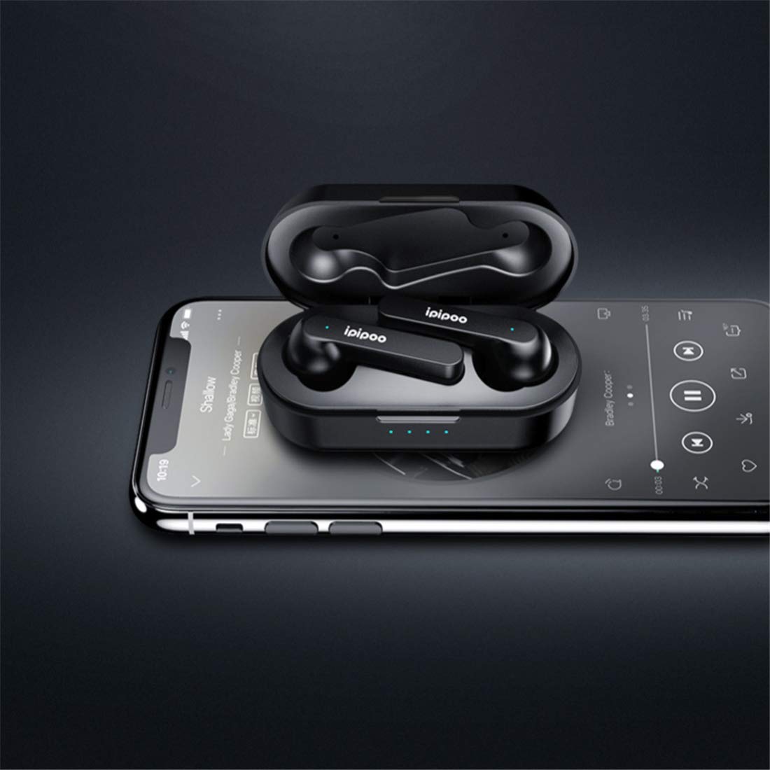 Cuffie Bluetooth Senza Fili, Cuffie Sportive Bluetooth, Bass + HD Stereo Sport Sports Auricolari, per Jogging, Corsa, Yoga, Sport, Palestra, Ciclismo