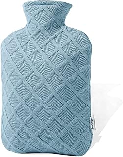 FORICOM Hot Water BottlePVC 1.8L Hot Water Bag with Soft Cover, Bpa Free, Odourless, for Pain Relief Ease Aches Cold Hot Therapy(Pink)