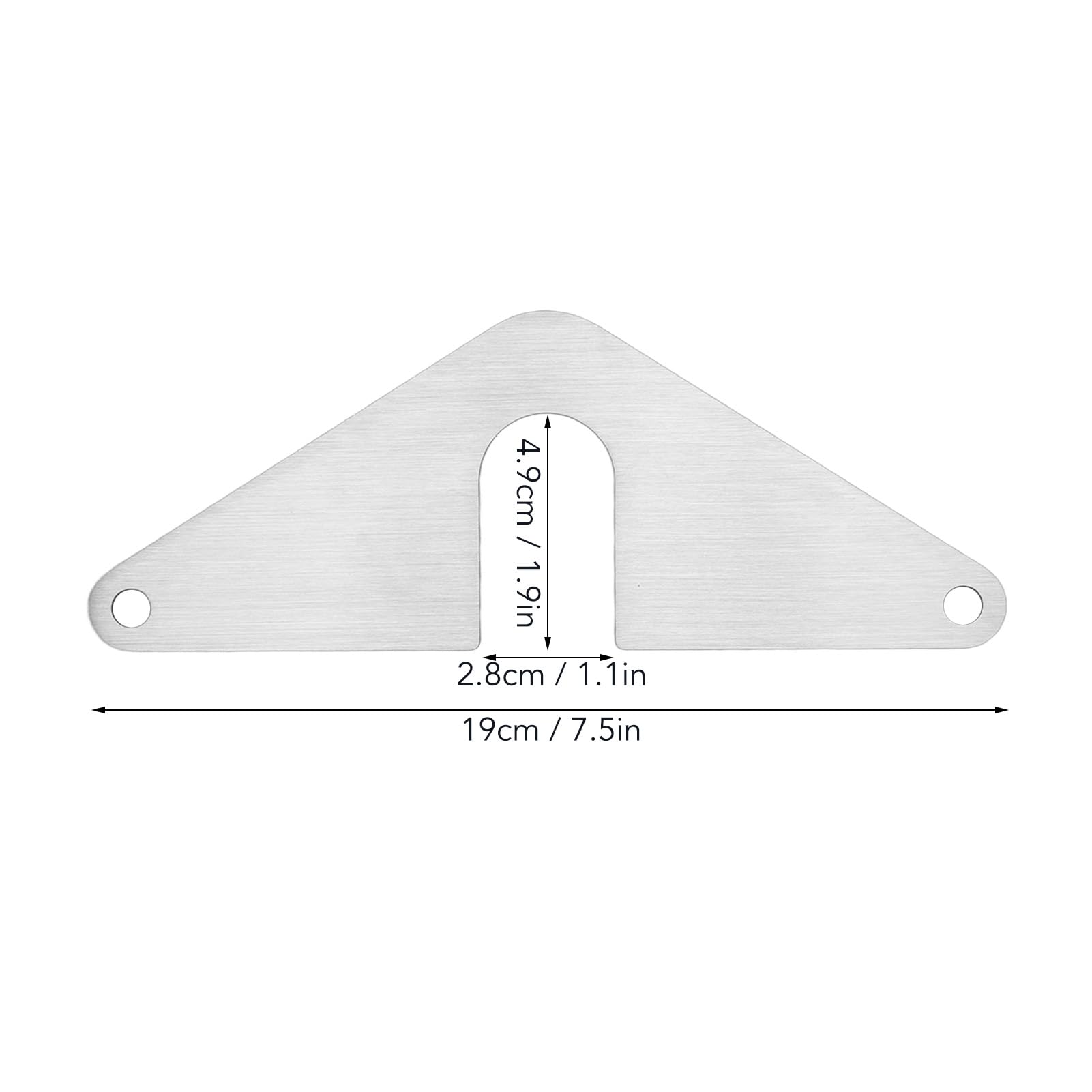 Plaque De Montage Triangulaire Aluminium Pour Robinet Extérieur - Fixation Robinet Mural