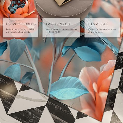 Tapis de salon anti-glisse pour sécuriser et décorer votre cuisine - 4