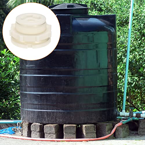 M METERXITY 1 Set ABS Bulkhead Fitting, Threaded Bulkhead Water Tank Connector, with PVC Plug Fitting, Apply to Aquariums - Image 2