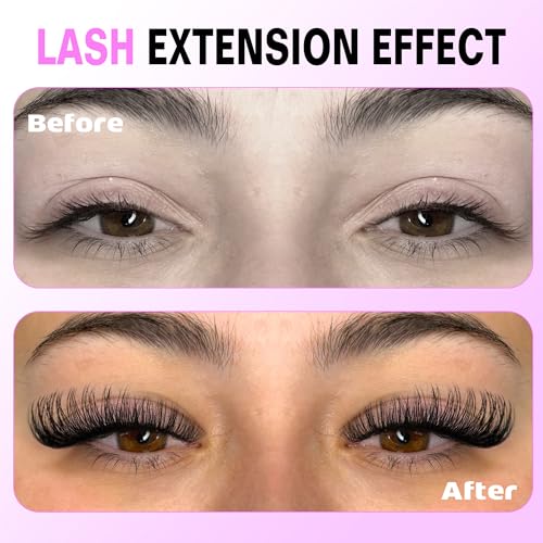 Image of Pawotence Lash Clusters Natural 30D Cluster Eyelash Extensions 8-15mm Individual Lashes Cluster Wispy 280pcs Eyelash Clusters Lash Extension for Self Application (30D, 0.07D, 8-15mm)