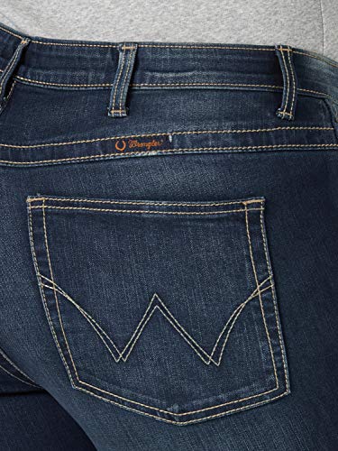 Wrangler Womens Q-Baby Plus Size Mid Rise Boot Cut Ultimate Riding Jeans, Dark Wash, 24-32 Us #TOP4