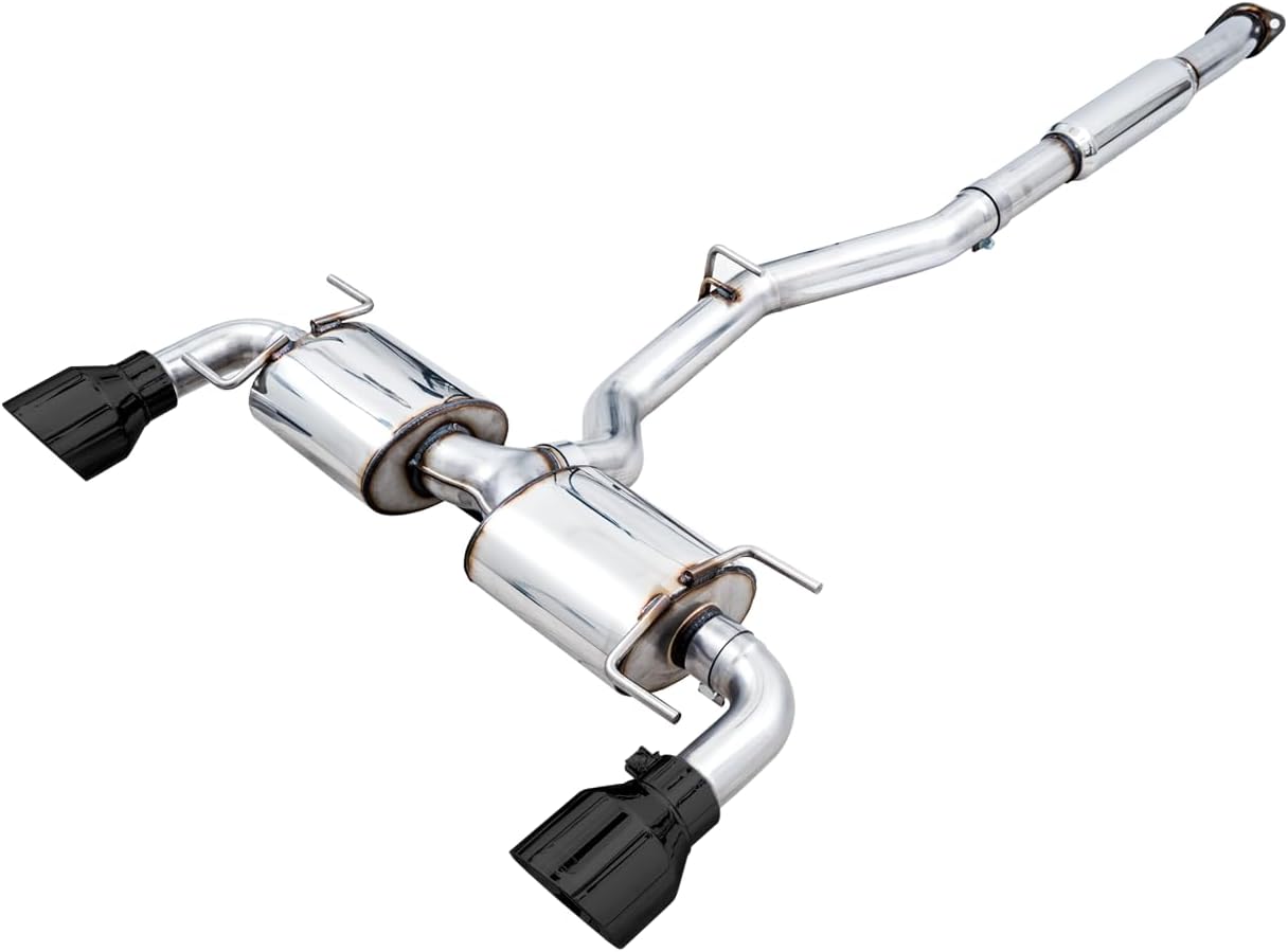 Subaru BRZ/ Toyota GR86/ Toyota 86 Touring Edition Cat-Back Exhaust- Diamond Black Tips