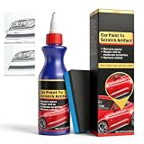 Arañazos Coche Profesional con Esponja, Removedor de Rayones Profundos para Pintura, Reparación Rápida y Eficaz, Kit Limpieza Coche 100ml
