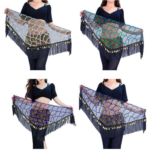 Ceinture dynamique à franges pour mouvements de danse fluides