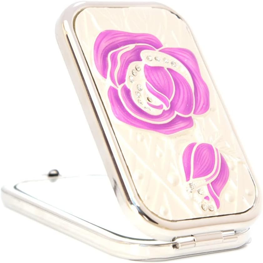 Folding Portable Makeup Dressing Rose Princess Small Square Girlfriend Gift
