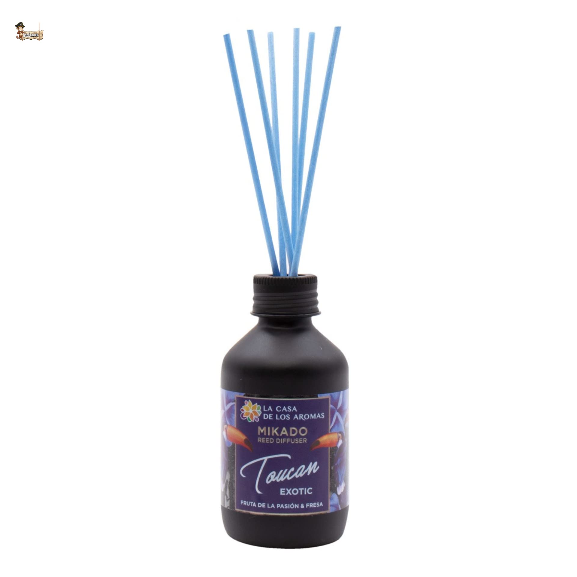 BricoLoco.com. Odświeżacz powietrza Mikado TOUCAN EXOTIC 100 ml. Wygodniejszy i bezpieczniejszy niż świece. Odświeżacz powietrza, dom, pokój. Owoce pasji (6)