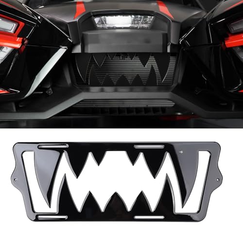 Insert de dents de calandre avant en ABS noir avec montage rapide - 5