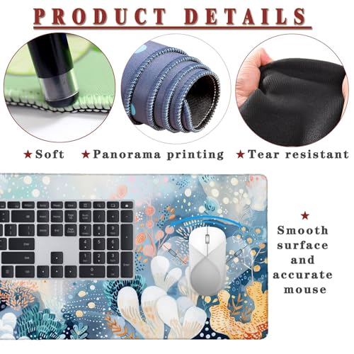 Tapis souris imperméable extra large à haute précision rétro 13 - 4