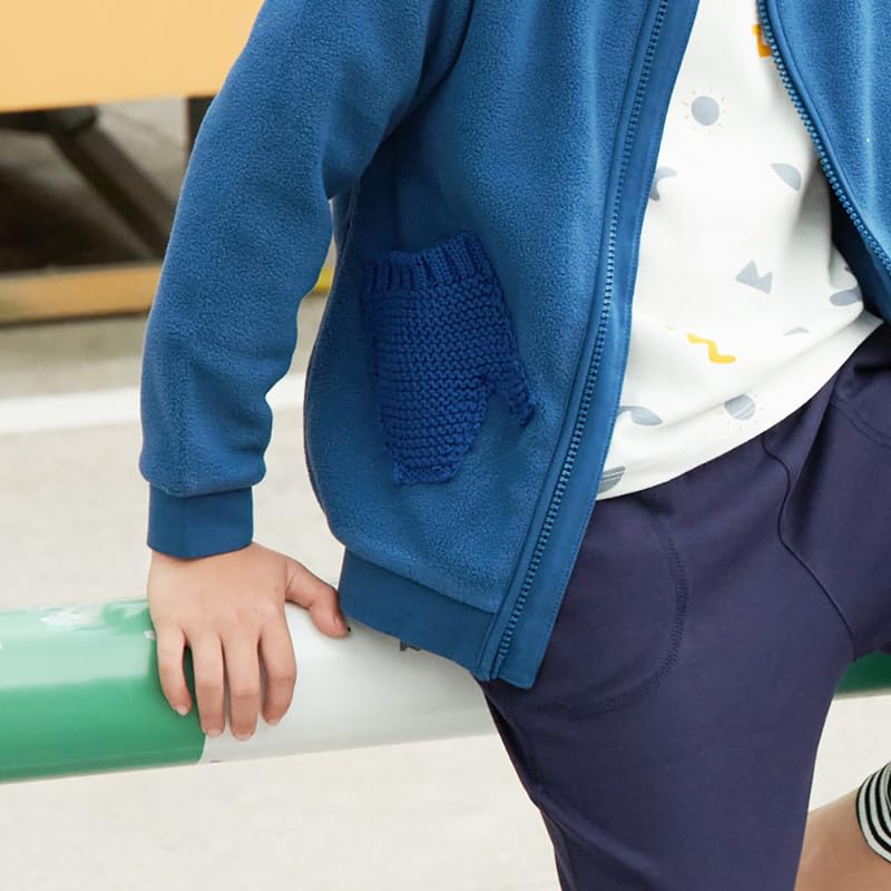 Tenna Teki Toddler Fleece Jacket - Warm Soft Zipper Coat for Boys Girls, Cozy Spring Outerwear, Durable and Stylish3
