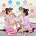 Bloranda 53 Pcs Kids Makeup Kit for Girl, Real Cosmetic Kids Makeup kit | Washable Unicorn Kids Makeup Play Set for Little Girls Christmas Birthday Party Gift Toys
