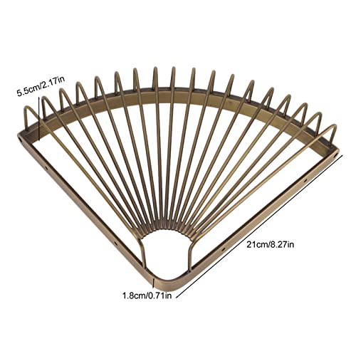 Ozgkee Vintage Bronze Corner Shelf Shower Caddy - Image 3