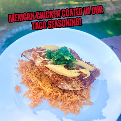 Image of Gourmet Taco Seasoning Mix | Fajita Seasoning | Low Sodium | Mexican Seasoning Blend for Tacos, Fajitas, Carne Asada, Nachos, Chili, Enchiladas, and More! | Runnin' Wild Foods, 5.2 ounces