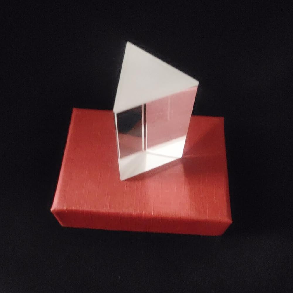 Kit di accessori per microscopio Prisma Triangolare BK7 Vetro Ottico 30x30x50mm Insegnamento Fisica Spettro Della Luce Rifratta Vetrini per microscopio