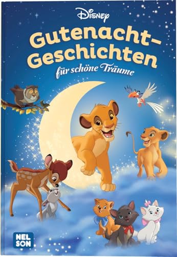 Disney Vorlesebuch: Gutenacht-Geschichten für schöne Träume: 4 bezaubernde Vorlesegeschichten | Disney-Klassiker zum Vorlesen für Kinder ab 3 Jahren
