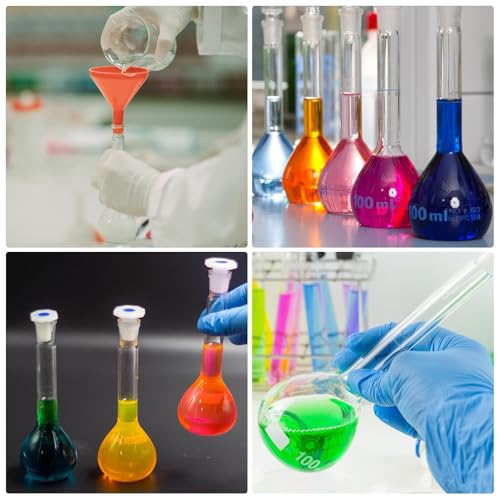 Fiole jaugée 1000ml verre borosilicate graduation précise labo - 6