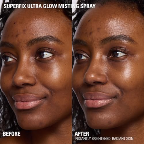 Image of Revolution Superfix Glow Fixing Mist, Makeup Setting Spray | Shimmer Finish & Long Lasting-Hold, Vegan & Cruelty-Free, 5.07 fl oz