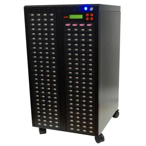 Image of Systor 1 to 199 USB Duplicator & Sanitizer 2GB /Min - SYS-USBD-199 | Standalone USB duplicator and sanitizer for flash memory drives with copier and storage drive eraser, speeds up to 33MB /sec.