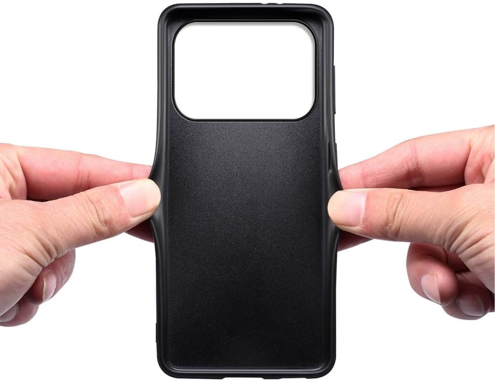 Leather Case for iPhone 17 Pro Max /17 Pro/17 Air/17,Slim Fit Crocodile Pattern Shell Raised Edges Protective Scratch Resistant Phone Cover,Black,17 Pro Max