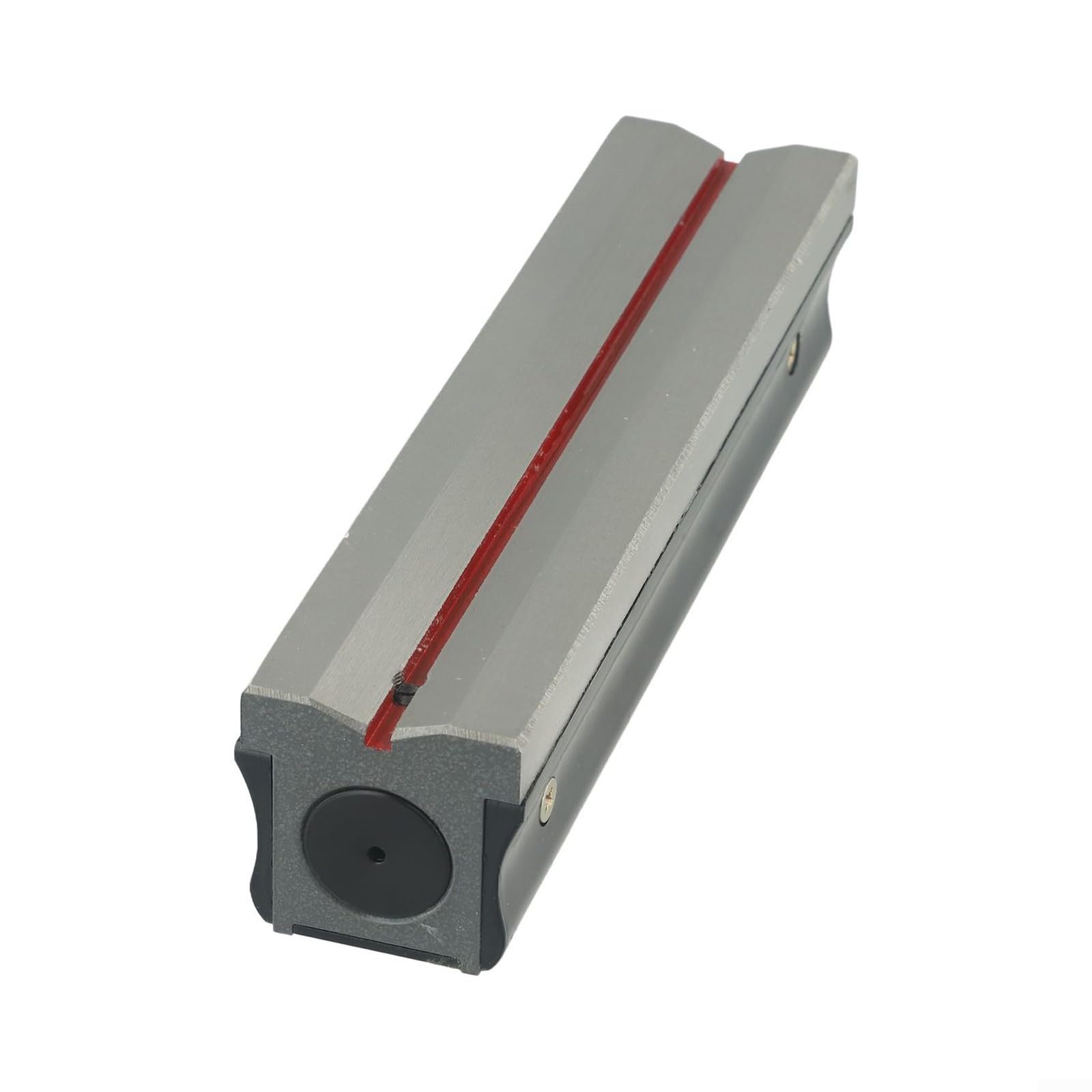 Acero industrial para nivel con base de ranura en V, medidor de sensibilidad de 0.02 mm para nivel de maquinista y herramienta de instalación de máquina (200 mm)