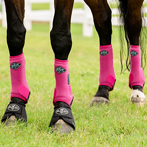 Image of Professional's Choice 2XCOOL Sports Medicine Horse Boots | Protective & Breathable Design for Ultimate Comfort & Durability in Active Horses | Value 4 Pack