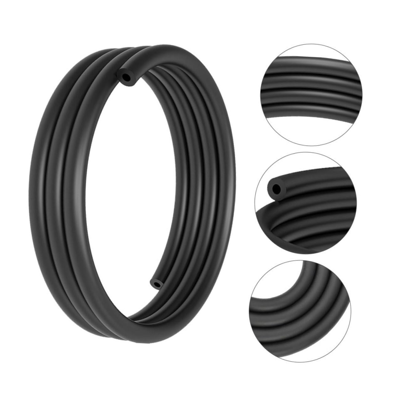 Happyyami Funda de Espuma Resistente al Desgaste Reducción de Ruido Negro para Cable Interno de Bicicleta, Tubo para Freno y Cambio