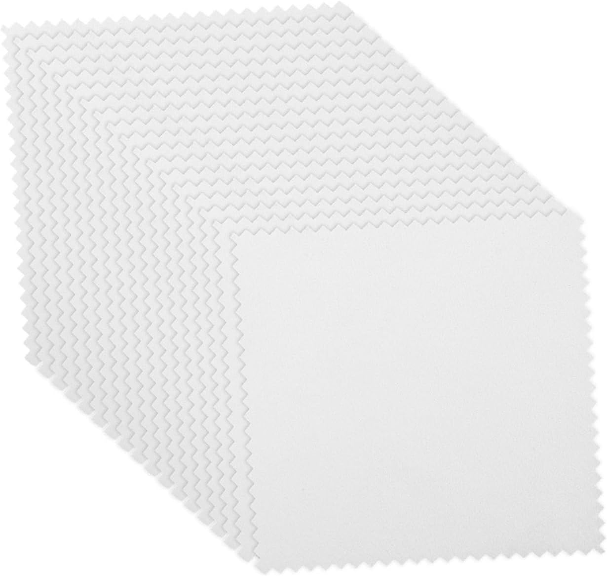 SOLUSTRE 200pcs Jewelry Cleaning Cloth Lens Polishing Cleaning Cloth Safe for Daily Use Easy to Maintain