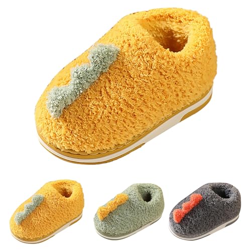 Toddler Boys Girls Plush Slippers Fluffy Kids Animal House Shoes Cozy Soft Warm Cute Animal Home Slipper for Kids