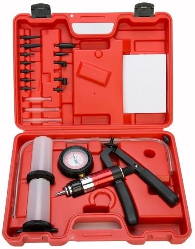 TSX TOOL Kit Testeur de Dépression et Purgeur de Freins Manuel avec Manomètre Intégré Coffret Portable Mécanique Auto