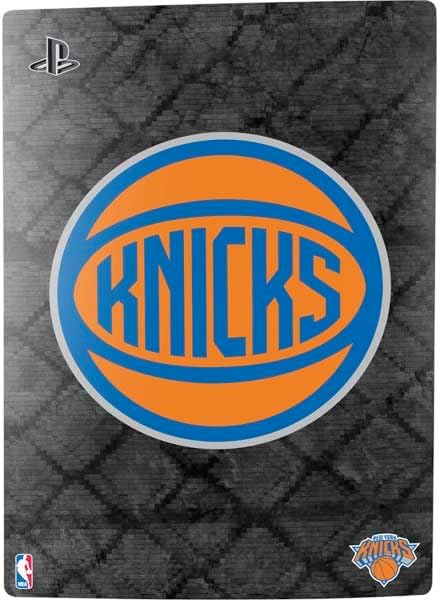 Vista 22 de Skinit Decal Gaming Skin Compatible with PS5 Bundle - Officially Licensed NBA New York Knicks Black Secondary Logo Design Negro - DSTKNI03