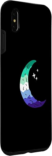 Vista 27 de Funda para iPhone 11 Pro Max Sutil MLM Pride Moon Phase Vintage LGBT Gay MLM Masculino
