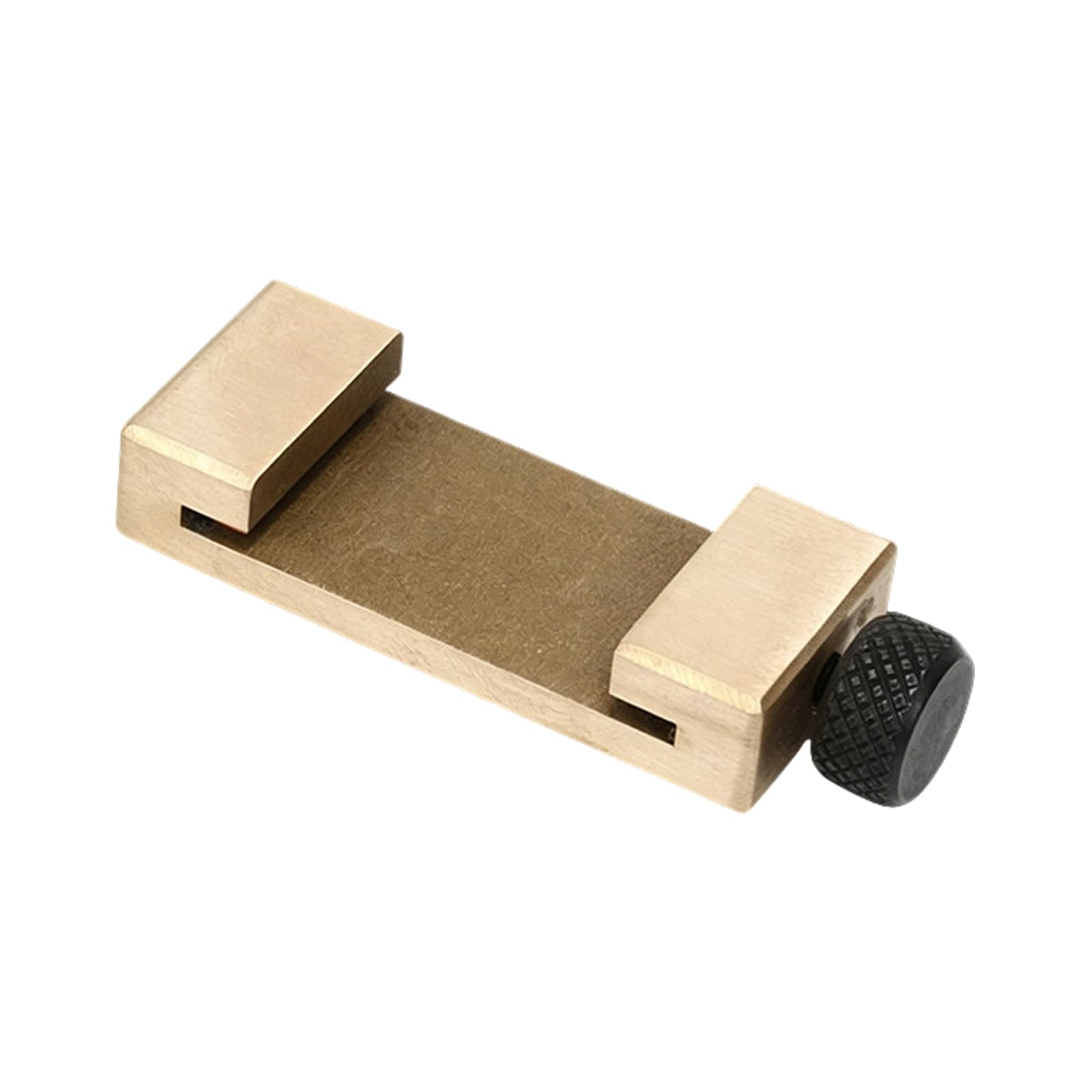 Layout Measuring Stop Block for Steel Rulers with Adjustable Thumb Screw, Repeatable Marking Guide for Workshop Use Ruler Locator Block Marking Stop Gauge Layout Scribing Repeat Line Guide Woodworking